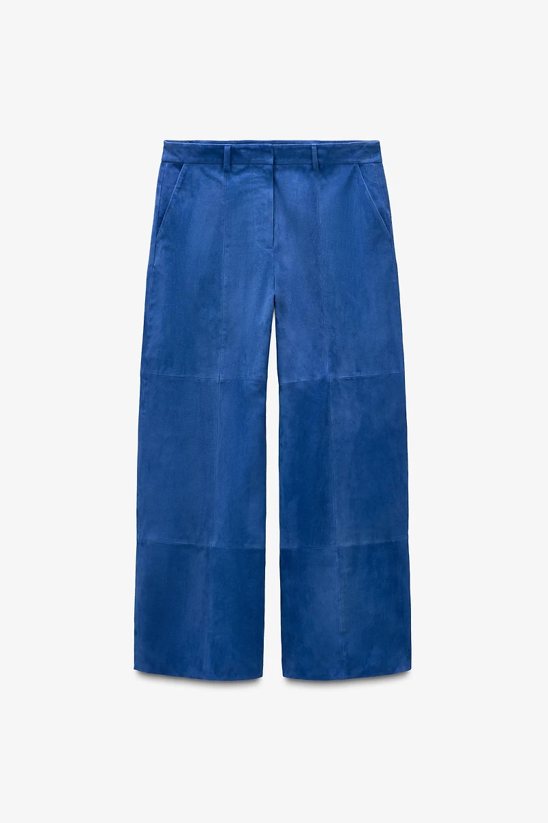 LIMITED EDITION SUEDE BAGGY PANTS