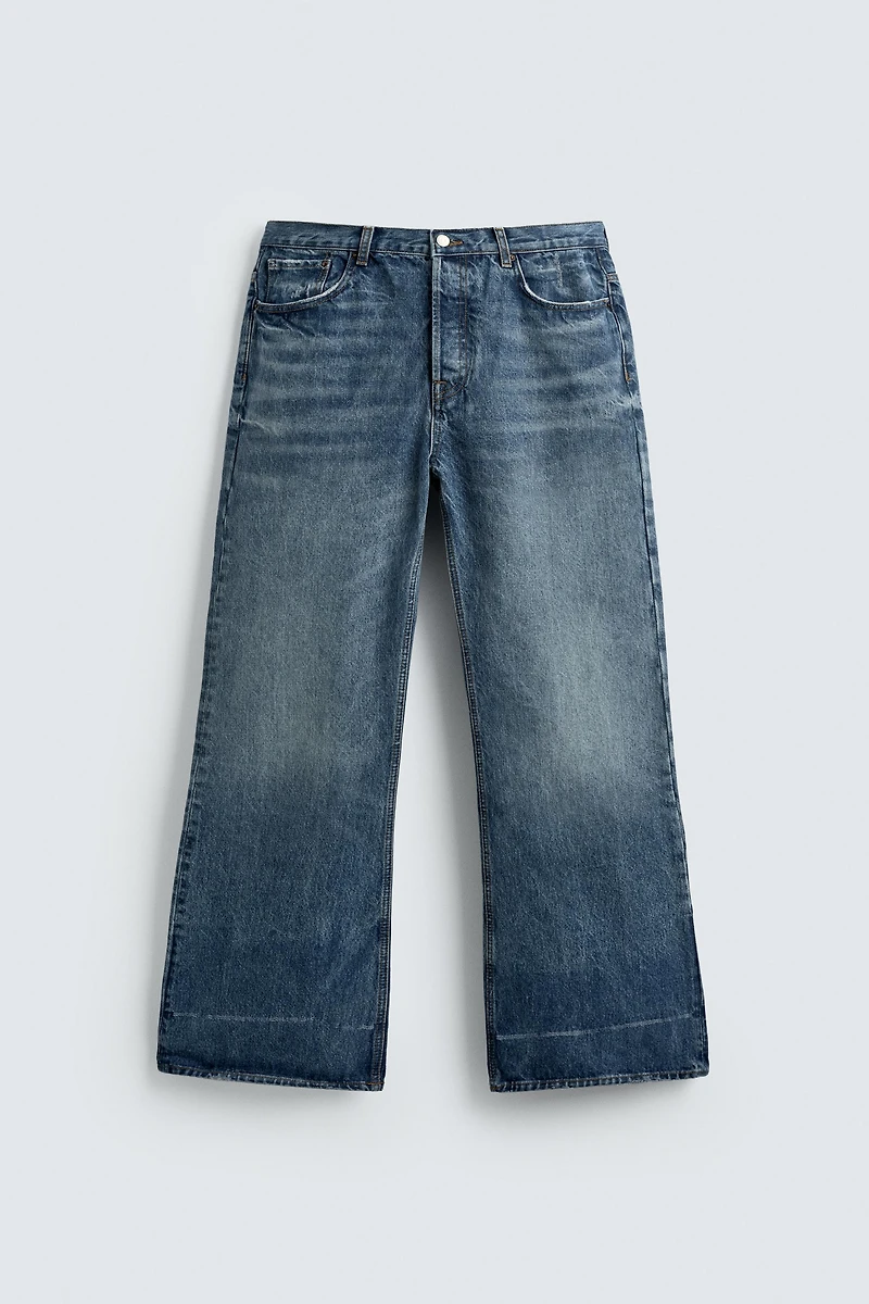 WIDE FLARE FIT JEANS