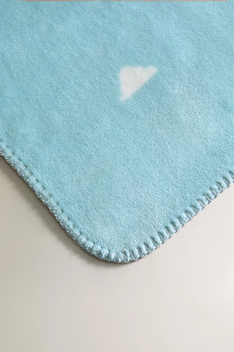 PLAID POLAIRE ENFANT NUAGES
