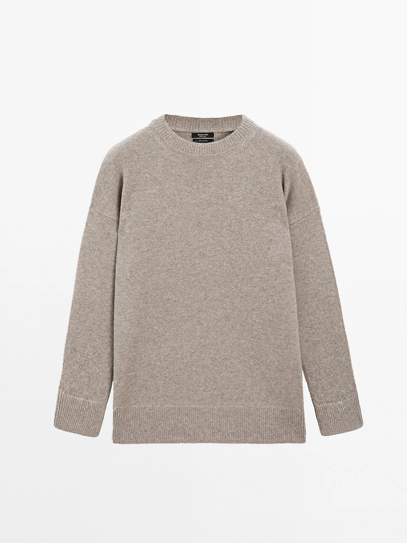 Pull oversize en maille 100 % cachemire