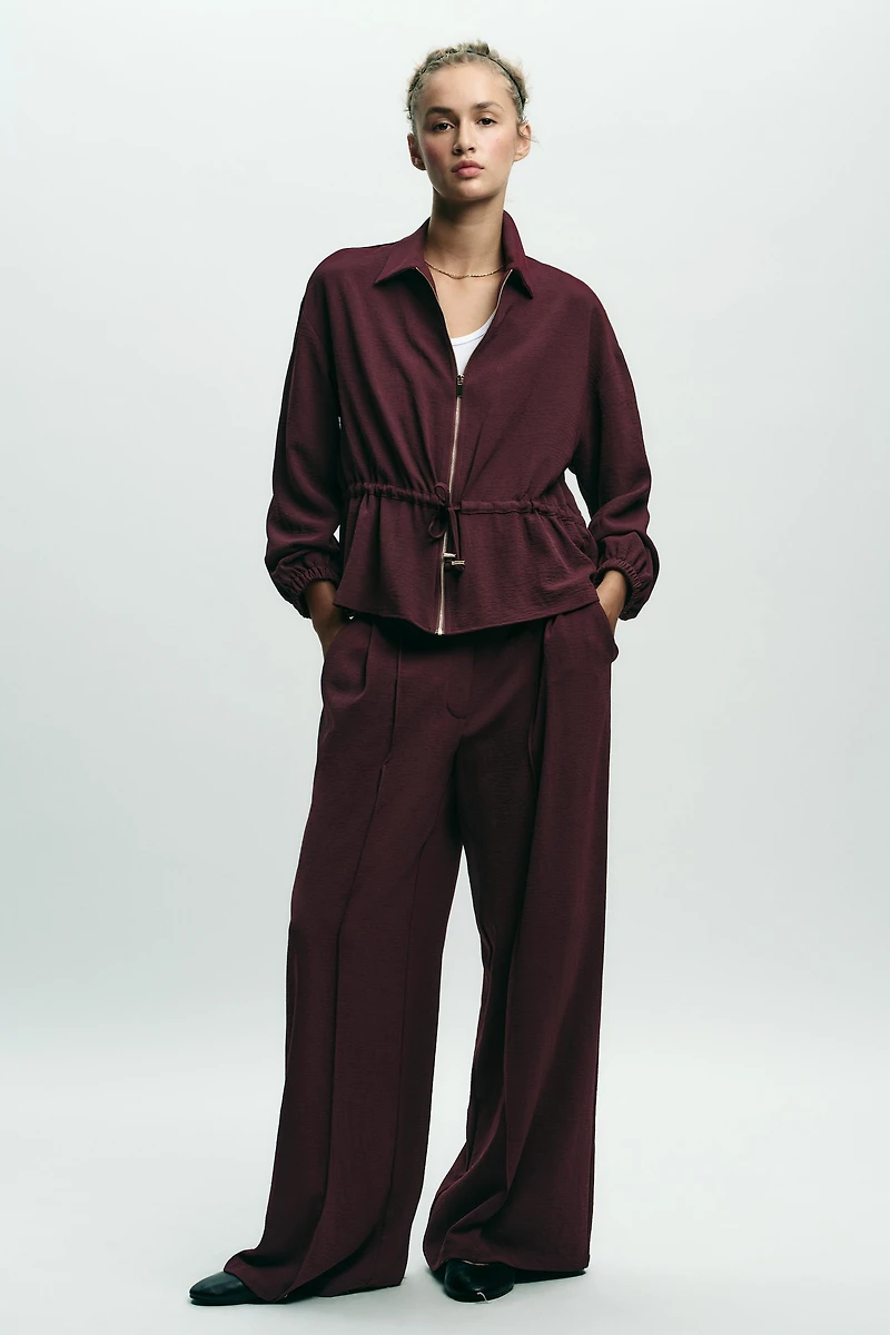 DRAWSTRING SAFARI JACKET