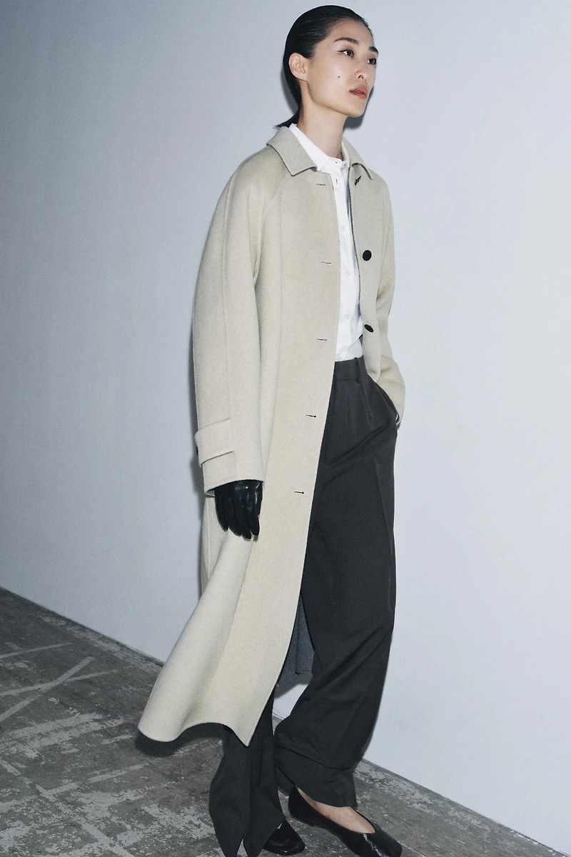 ZW COLLECTION LIMITED EDITION LONG WOOL BLEND COAT