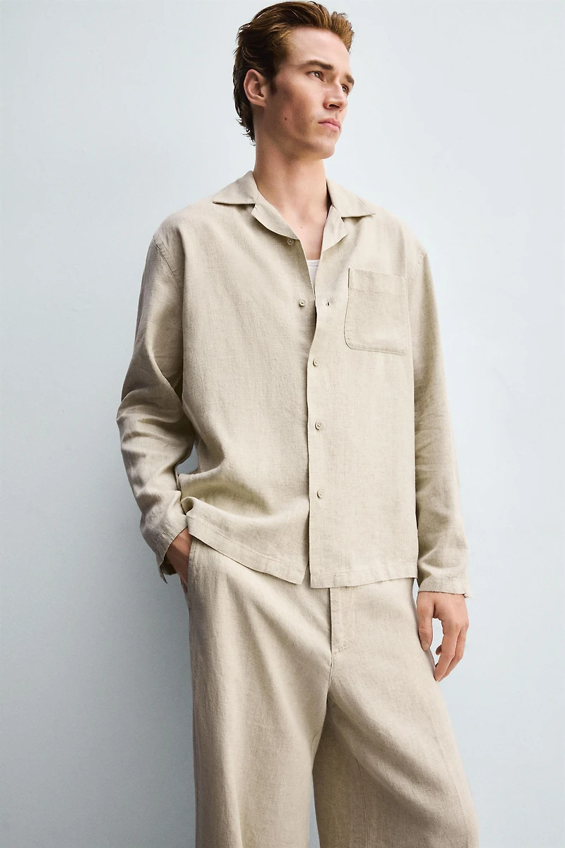 FLOWY LYOCELL - LINEN SHIRT