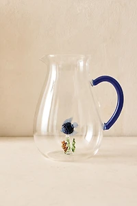 BOROSILICATE GLASS FISH PITCHER
