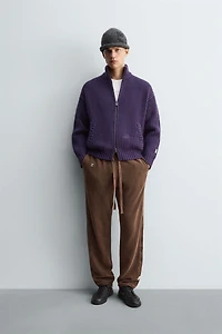 PURL KNIT CARDIGAN X SR_A