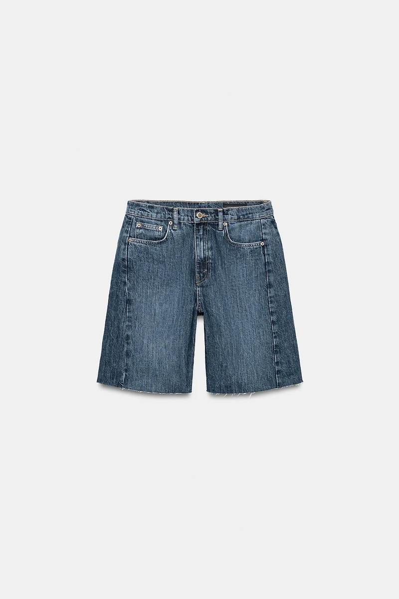 ZW COLLECTION RELAXED FIT MID-RISE DENIM SHORTS