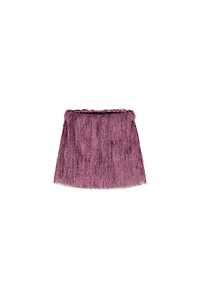FRINGED MINI SKIRT