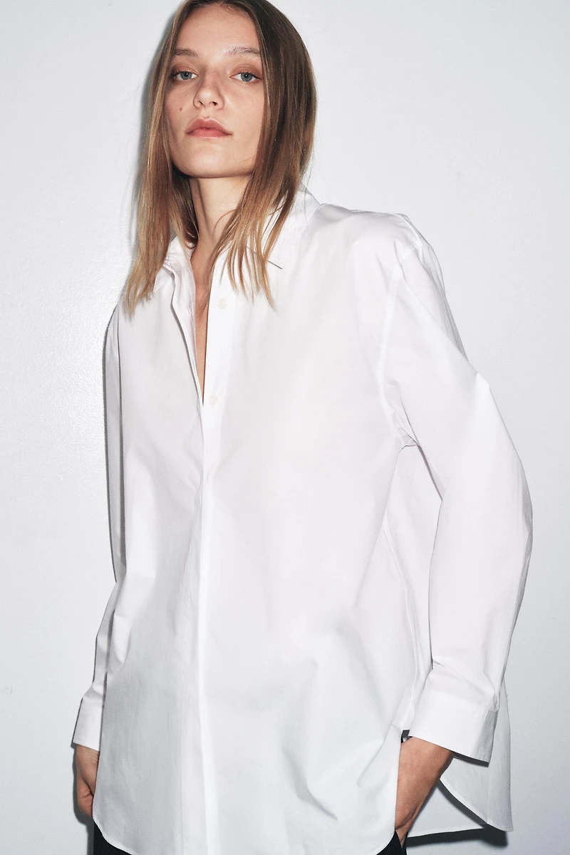 ZW COLLECTION POPLIN SHIRT