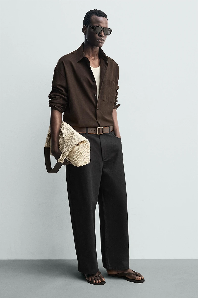 WOVEN SHOPPER BAG
