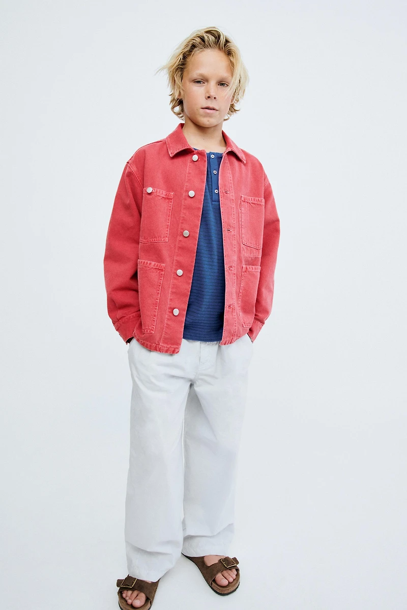 STORIESZ - CANVAS OVERSHIRT