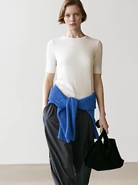 Cotton blend T-shirt