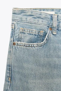 TRF MID-RISE WIDE LEG JEANS