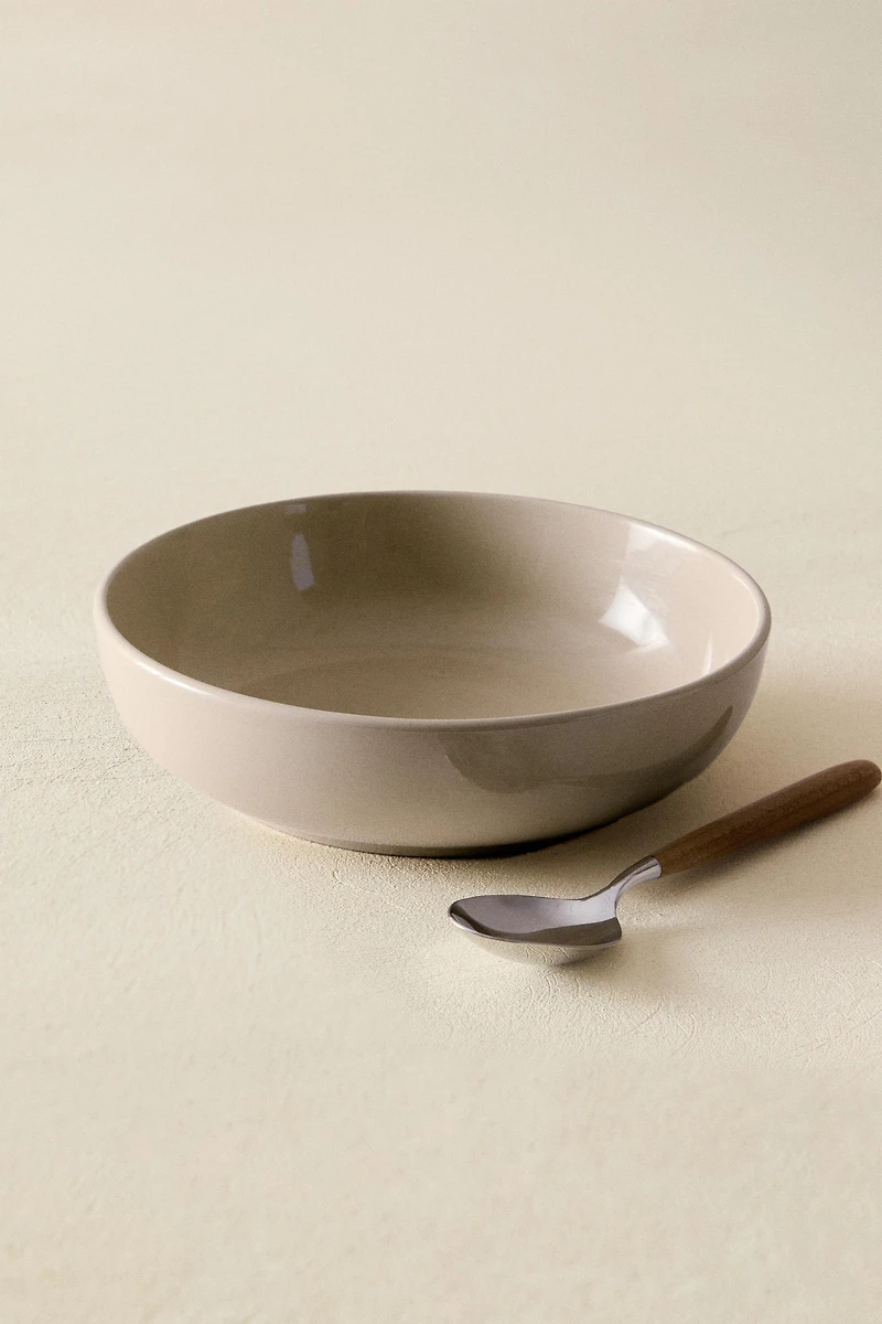 STONEWARE SOUP PLATE