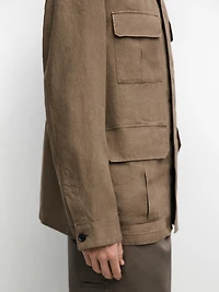 100% linen Safari jacket