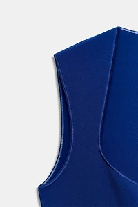 STRETCH SQUARE NECK BODYSUIT