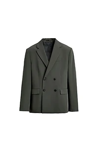 COMFORT FIT DOUBLE-BREASTED SUIT BLAZER