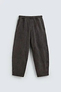WASHED BALLOON FIT JOGGING PANTS