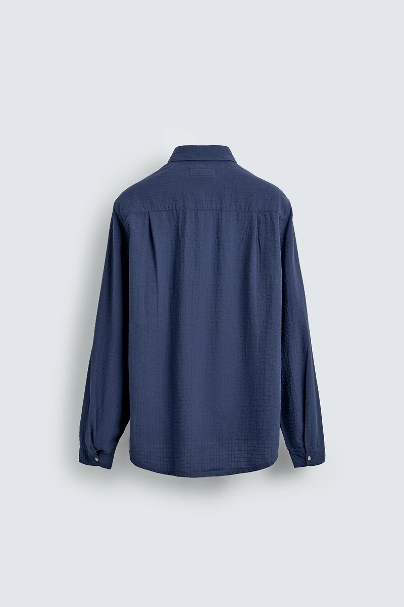 CHEMISE JACQUARD À CARREAUX
