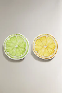 LIME AND LEMON PAPER NAPKINS (PACK OF 30)