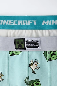 6-14 YEARS/ TWO-PACK OF MINECRAFT © MOJANG AB BOXERS