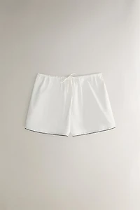 STRIPED JACQUARD SHORTS