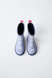 FLORAL RAIN BOOTS