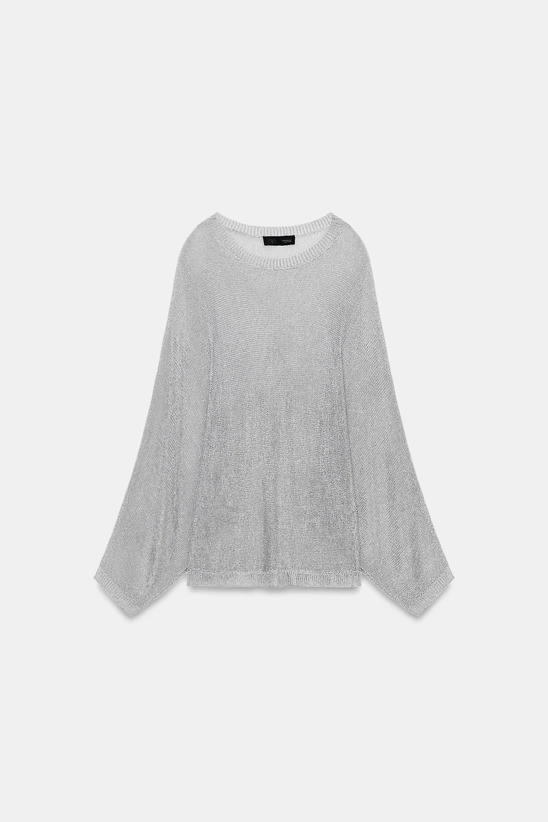 METALLIC THREAD KNIT JUMPER