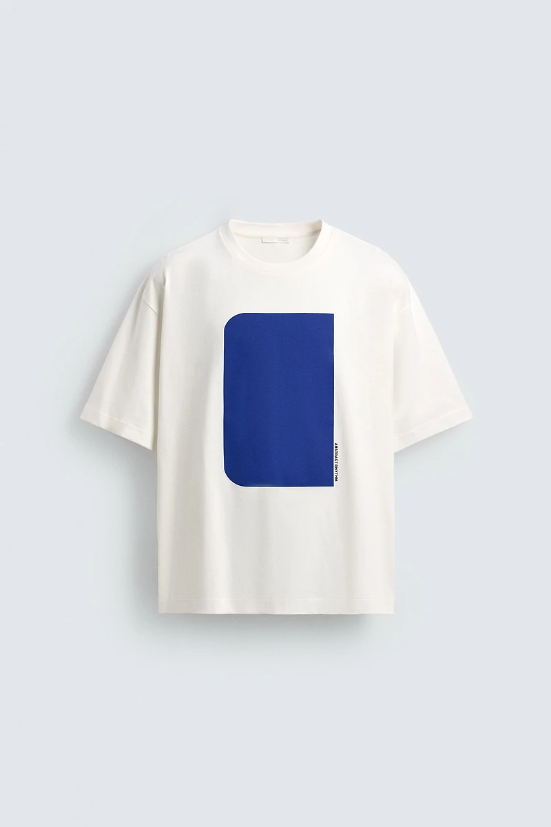 GEOMETRIC PRINT T-SHIRT