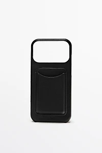 Nappa leather iPhone 17 Pro Max case