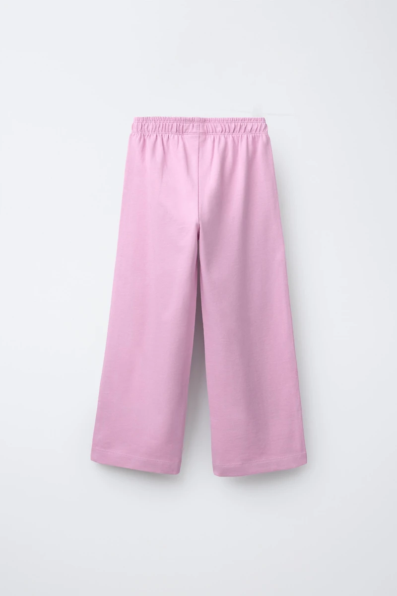 WIDE LEG HEAVY WEIGHT PLAIN PANTS