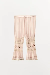 TIED LACE PANTS