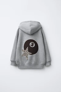 BILLIARD BALL HOODIE SWEATSHIRT