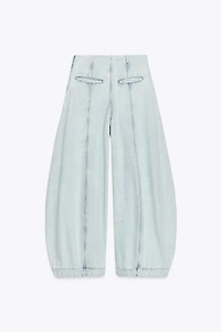 ZW COLLECTION HIGH-WAISTED BALLOON JEANS