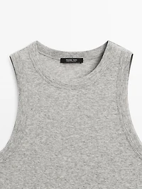 100% cotton halter top