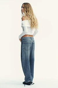 JEAN TRF BAGGY BALLON TAILLE MI-HAUTE