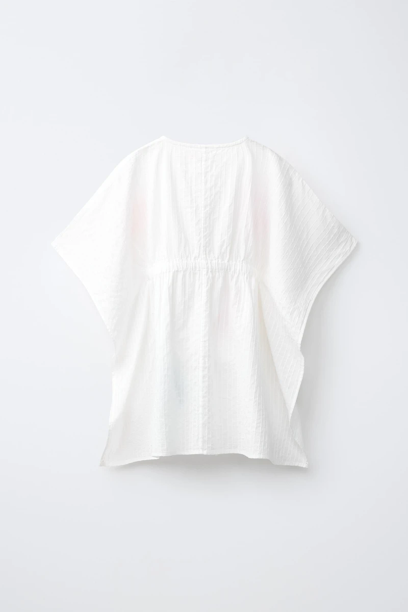 EMBROIDERED SEA BEAD CAFTAN