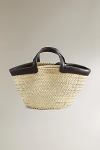 PETIT SAC CABAS DÉTAIL CUIR