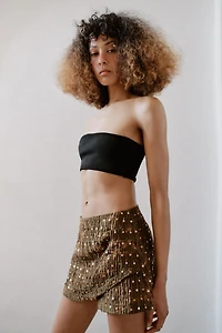 SEQUIN WRAP SKORT