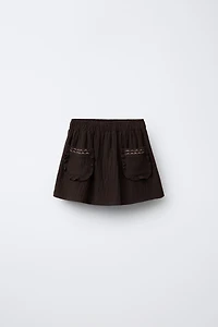 RUFFLE POCKET SKORT