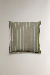 STRIPED COTTON PILLOWCASE