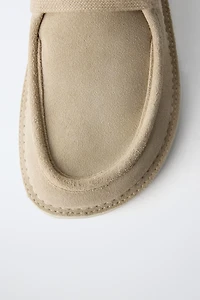 LACE-UP LEATHER SHOES