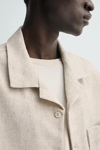 CHEMISE COUPE BOXY STRUCTURÉE