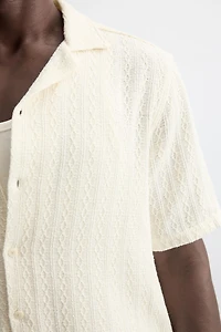 GEOMETRIC JACQUARD SHIRT