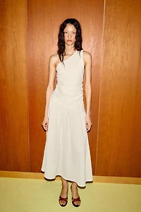 ASYMMETRIC TEXTURED DRESS
