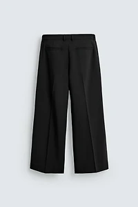 PLEATED SUIT PANTS