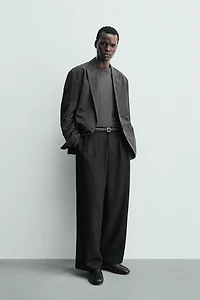 PLEATED RELAXED FIT PANTS