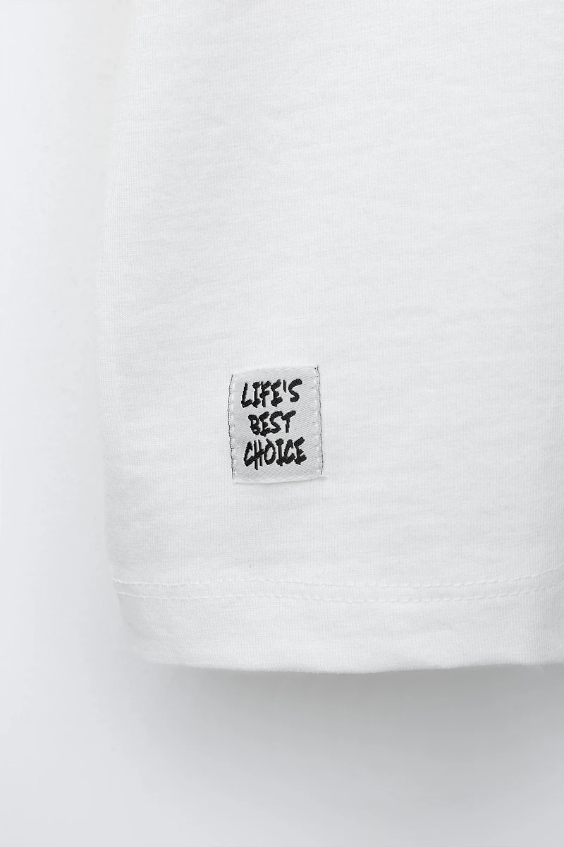 TEXT PRINT T-SHIRT