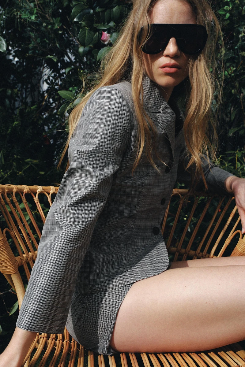 ZW COLLECTION PLAID SHORTS