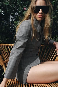 ZW COLLECTION PLAID SHORTS