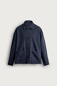 KNOT FROG FASTENING REGULAR FIT OVERSHIRT